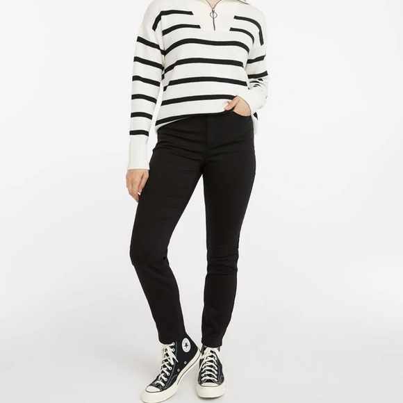 Reitmans High-Rise Black Jeans with Skinny Leg - The Signature Soft - Picture 1 of 13